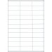 WHITE CARD SHELF TAGS – 33 PER SHEET – TAG SIZE: 70mm x 25mm  - A4-33 SHELFT